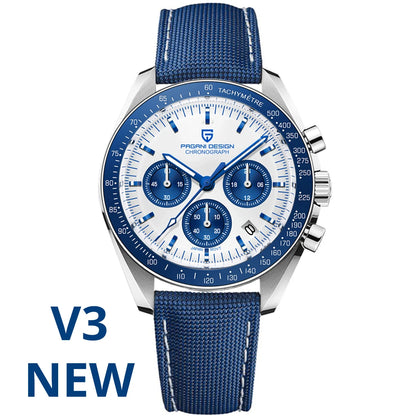 Orologio da uomo Moon 40mm con cronografo al quarzo - PAGANI DS N Tribute CK2998 Retro Sport