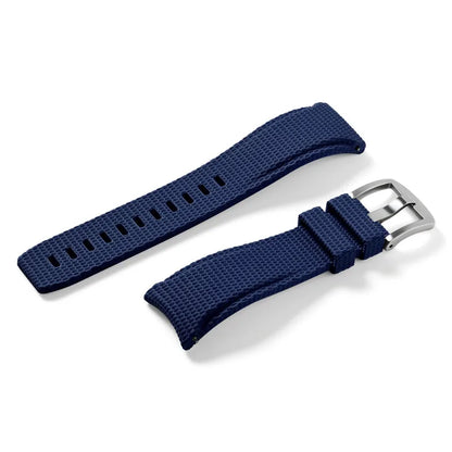 Bracelet de montre en caoutchouc fluoré 20 mm 21 mm 22 mm, extrémités courbées, attache rapide, universel pour homme, bracelet de montre FKM pour Omega, Rolex, Seiko