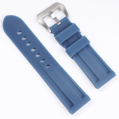 Bracelet de montre universel en silicone 20-26 mm noir jaune bleu vert rouge en caoutchouc pour Panerai Seiko Casio Huawei Samsung
