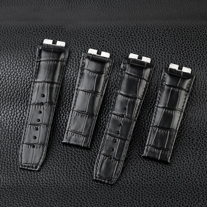 Cinturino per orologio in vera pelle bovina per Hublot, cinturino a sgancio rapido, cinturino nero, cinturino per serie Big Bang 411, alta qualità, 27mm