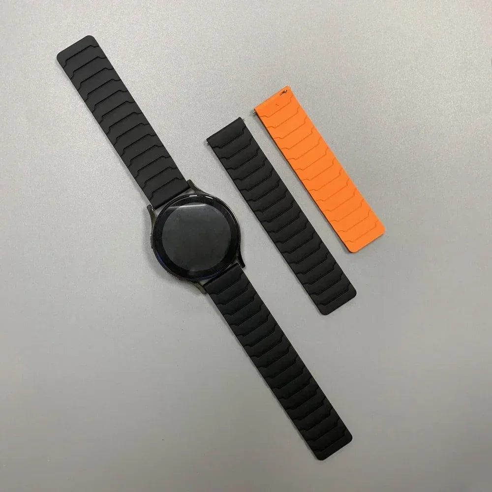 Bracelet magnétique en Silicone, 20 22mm, pour Huami AMAZFIT BIP 6 5 UNITY, pour Redmi 5 3 Active/Lite, pour Amazfit T-Rex 3 Pro 48mm