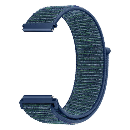 Bracelet à boucle en Nylon pour Amazfit Bip 6/5/GTS 4/3/2/2e/Mini/GTR 42mm/47mm/GTR 4/3 Pro Sport, 20mm/22mm, 2 bandes