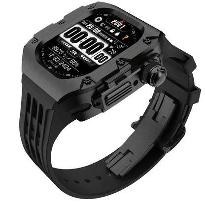 Luxury Mod Kit for Apple Watch Ultra 3 2 49mm, Titanium Alloy Strap for iWatch Series 11 10 9 8 7 6 SE 44mm 45mm