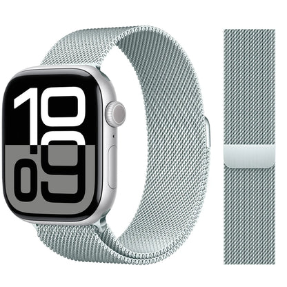 Apple Watch 米兰尼斯表带，46mm 44mm 45mm 40mm 42mm 41mm，适配 iWatch 系列 11 10 9 8 SE 7 6 Ultra 3 2