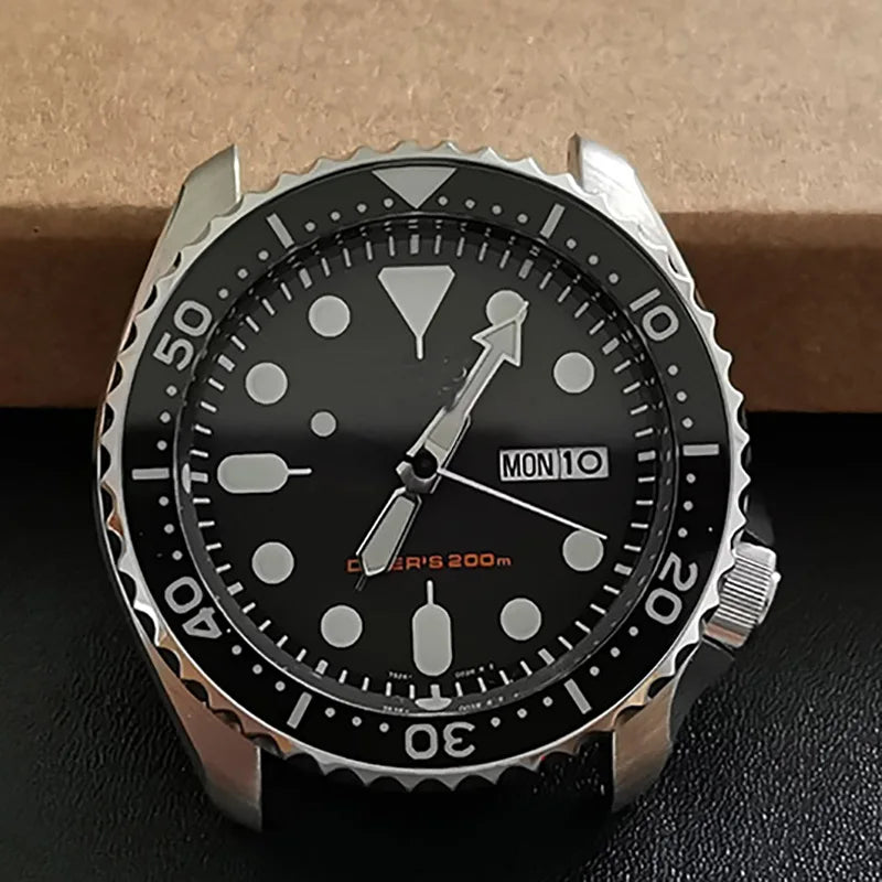 Seiko SKX007/009 腕表配件 全新蓝宝石夜光表圈嵌件，适用于 SRPD51/53 替换