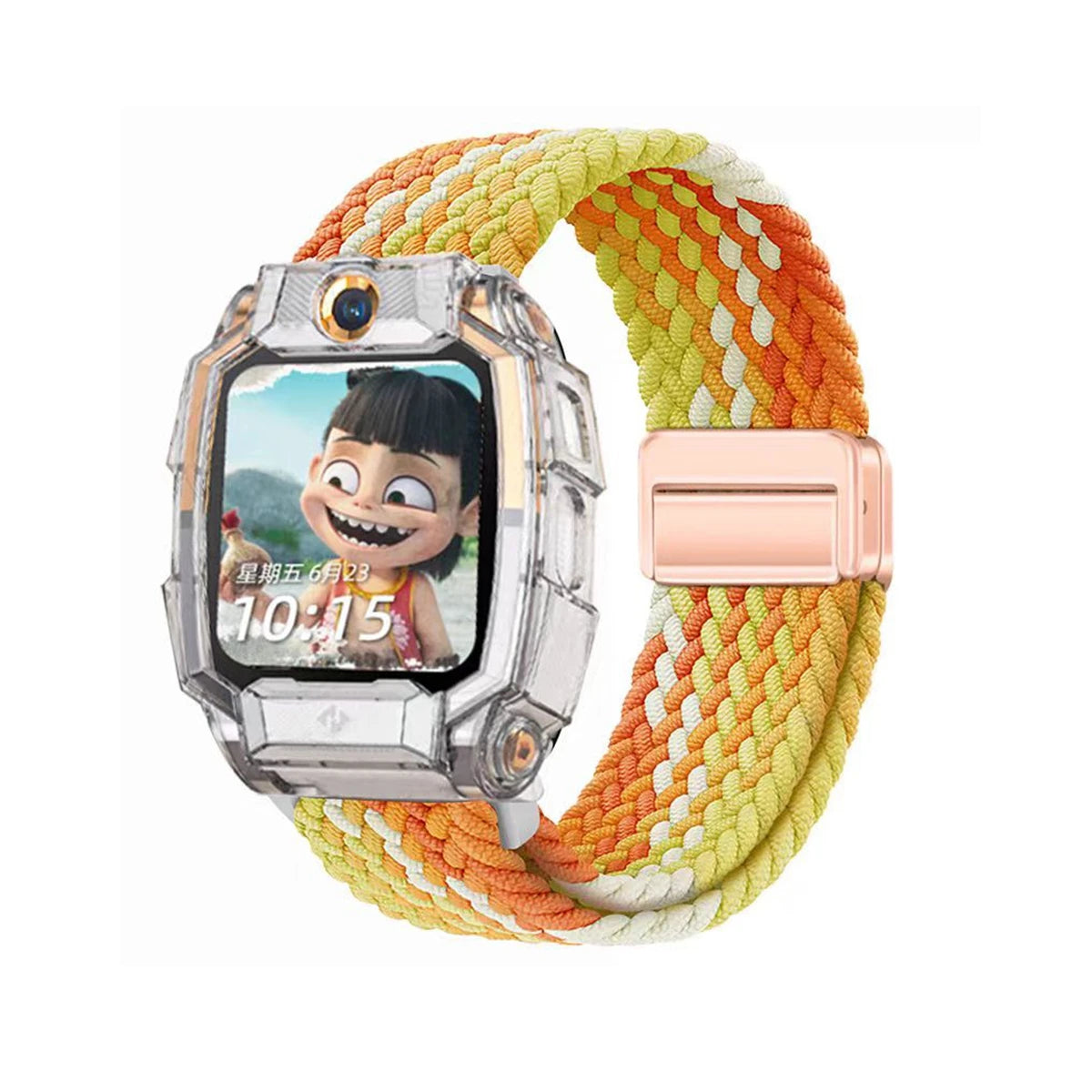 Bracciali intrecciati per bambini, bracciale elastico magnetico per smartwatch Imoo Xiaotiancai, telefono D2 Z11 Z10 Z6 Z7 Z1