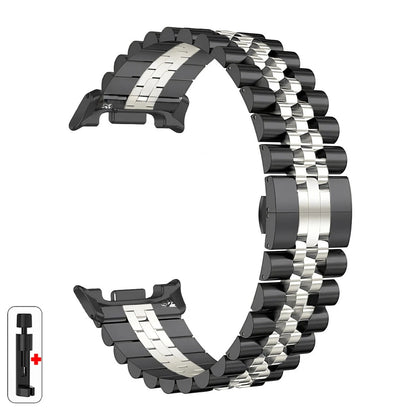 Luxury Stainless Steel Strap for Samsung Galaxy Watch 8 Classic 46mm, Metal Bracelet for Galaxy 8 40mm 44mm, Men's Watchband