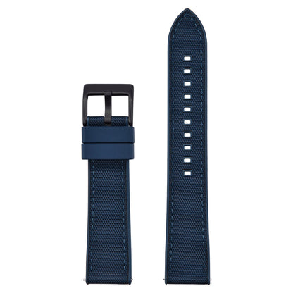 Bracelet de montre FKM en Nylon hybride de haute qualité 20mm 22mm bracelets de montre en caoutchouc fluoré en Nylon à dégagement rapide pour chaque marque montres de plongée