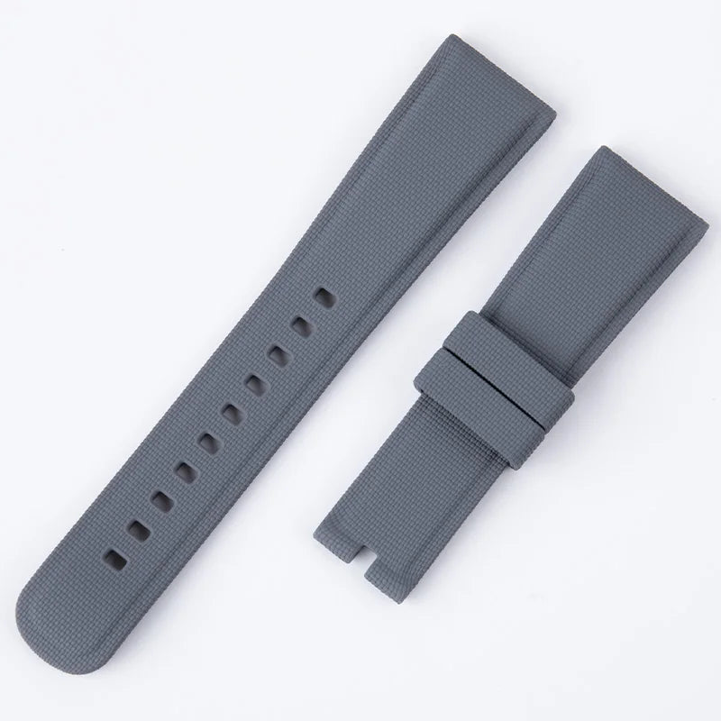 Quick Release FKM Rubber Waterproof Watch Strap, 18/19/20/21/22/23/24mm, for Oris Seiko Omage Rolex