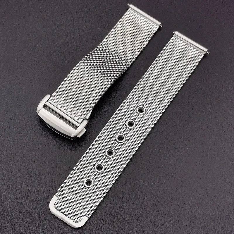 Bracelet en maille de luxe en acier inoxydable pour Omega Seam84, bracelet HouseWatch, accessoires de montre d'affaires, 300, 20mm, 22mm