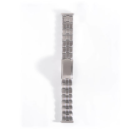 18/19/20mm Solid Link Vintage Rivet Bracelet Stainless Steel Watch Band