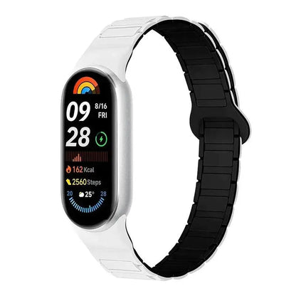 Bracelet magnétique en silicone pour Xiaomi Mi Band 10, 9, 8 – Accessoire de montre de sport
