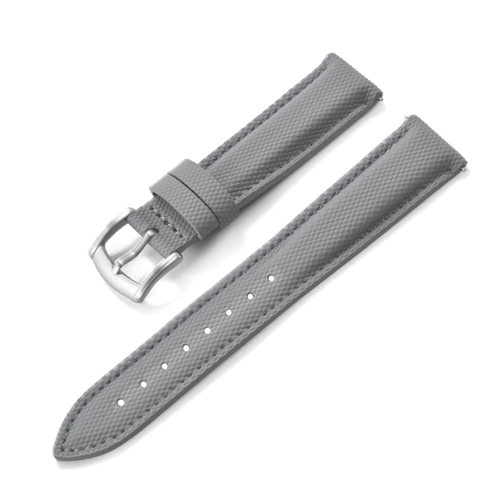 Bracelet de montre en tissu Nylon et Cuir - Universel