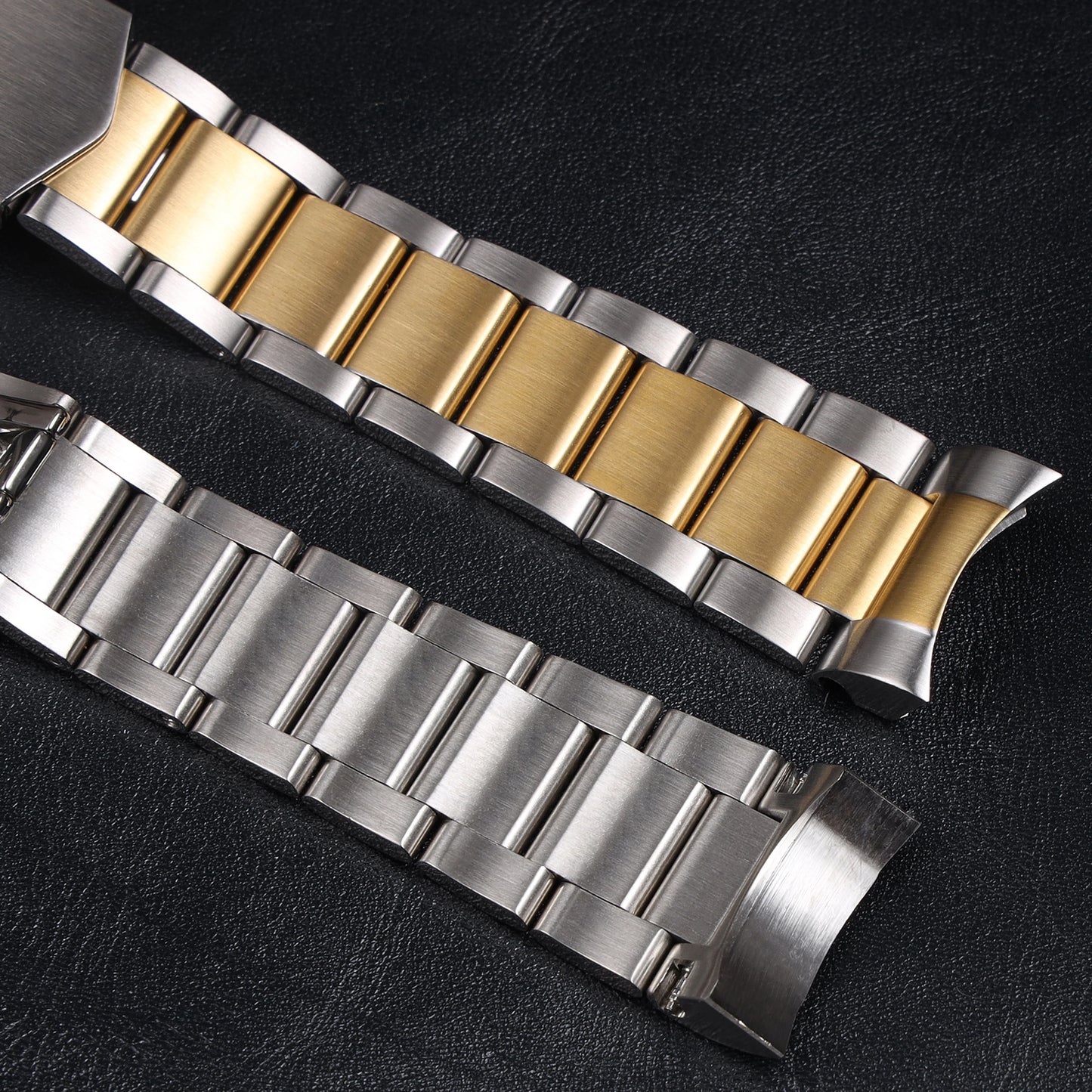 Bracelet de montre en acier inoxydable massif, argent noir, 22mm, argent brossé, or, pour Tudor Black Bay 79230 79730, Bracelet pour hommes
