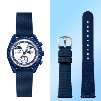 Cinturino per orologio in silicone a sgancio rapido, 20mm, per Omega X Swatch Joint MoonSwatch, cinturino morbido, accessori