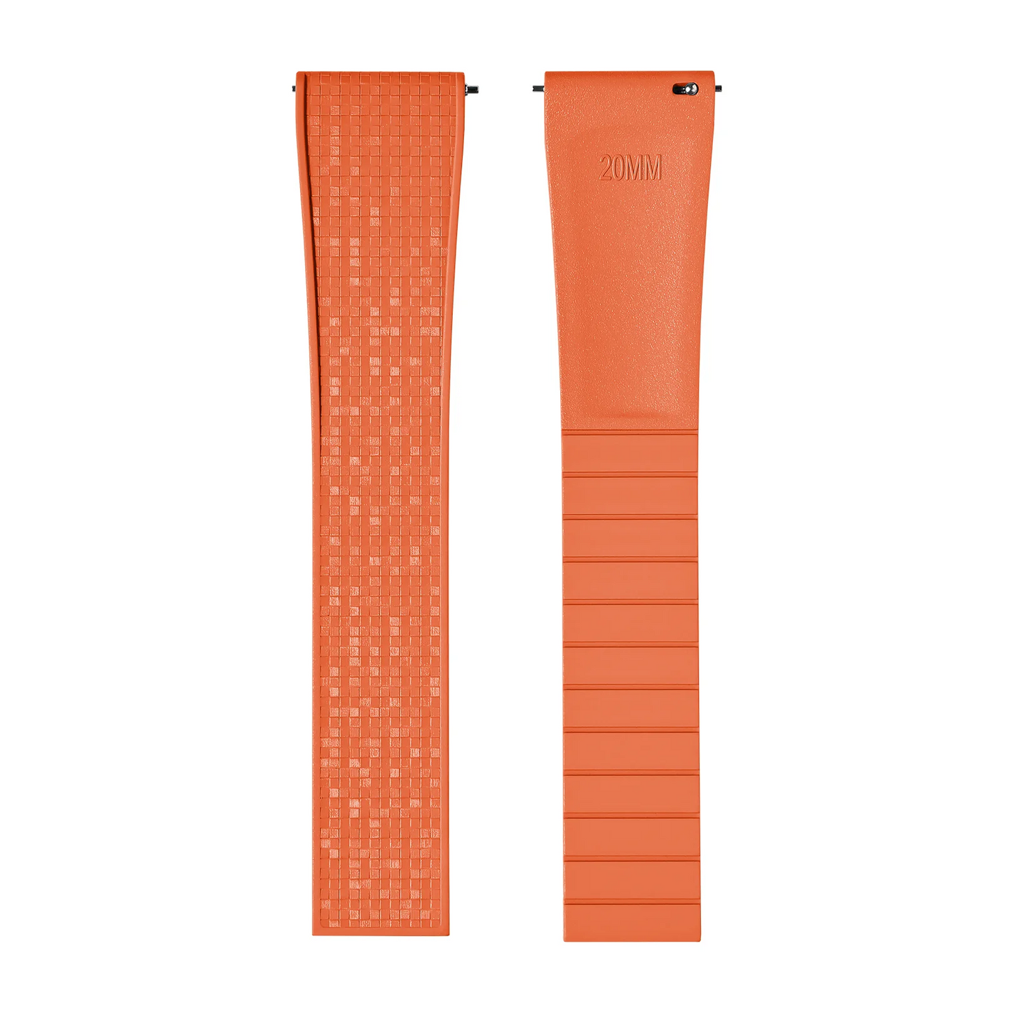 CTS – Bracelet de montre en caoutchouc fluoré, coupe sur la taille, 18/19/20/21/22mm, FKM, boucle de déploiement à dégagement rapide, pour hommes et femmes, Bracelet de remplacement