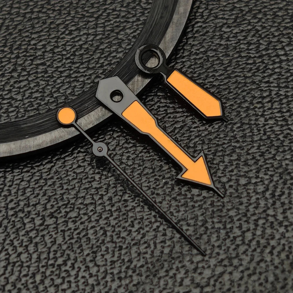 Accessoires de montre, aiguilles de montre NH35 NH36, aiguilles vertes super lumineuses, adaptées au mouvement NH35 NH36