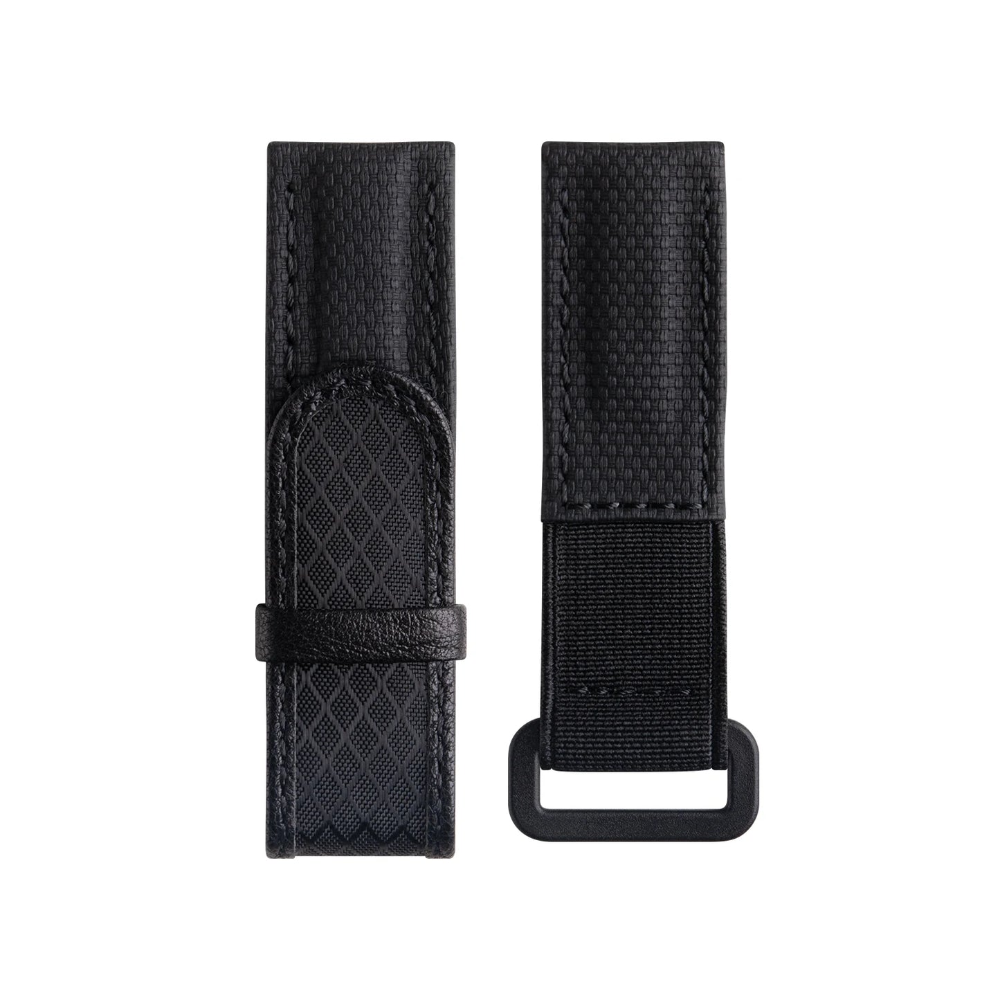 Bracelet de montre réglable en Velcro caoutchouté en fluororubber pour Rolex Submariner Daytona GMT Seiko Omega Tudor, universel