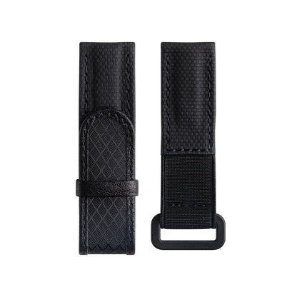 Bracelet de montre réglable en Velcro caoutchouté en fluororubber pour Rolex Submariner Daytona GMT Seiko Omega Tudor, universel