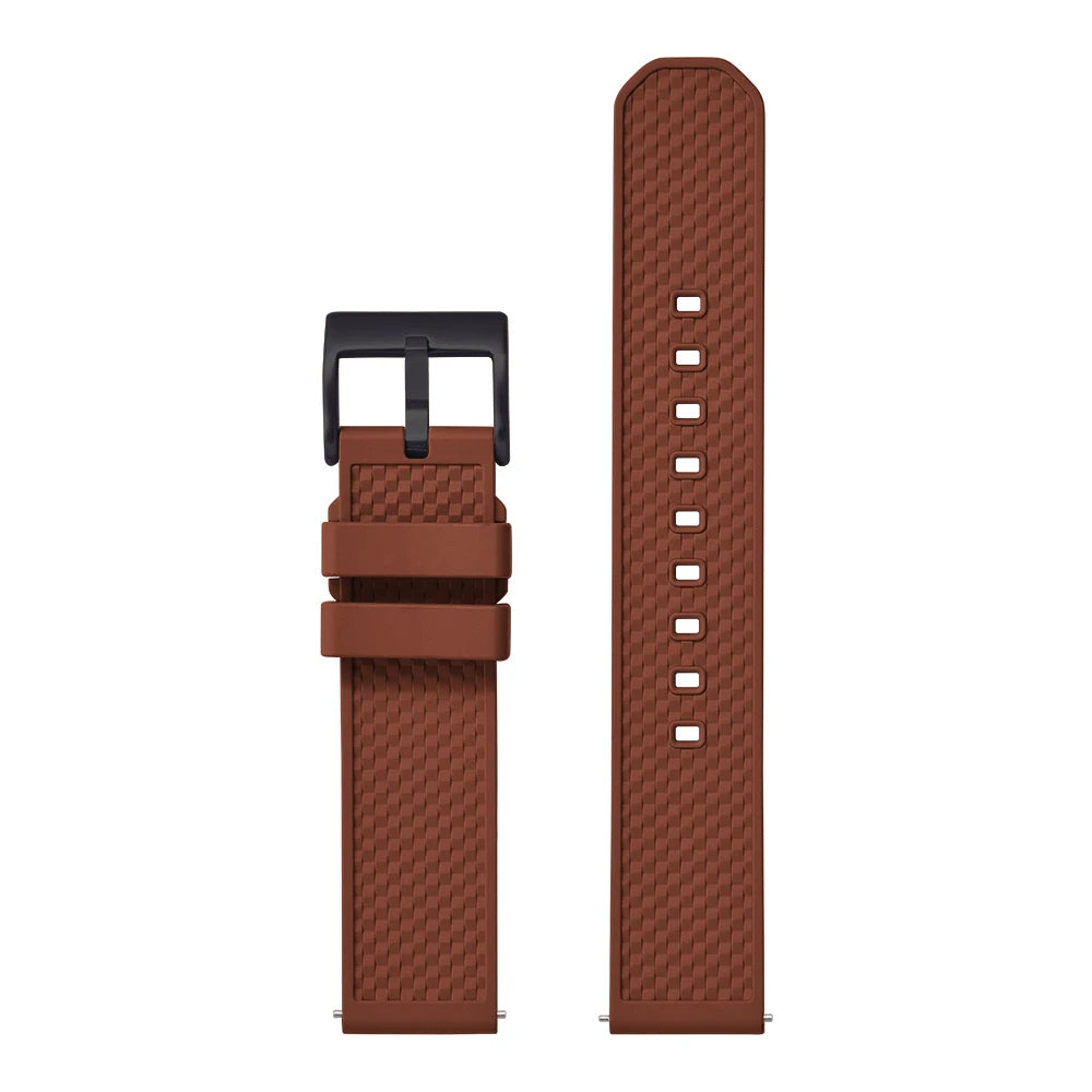 Quick Release FKM Rubber Watch Strap, Fluoroelastomer, 18mm, 20mm, 22mm, for all Watch Brands