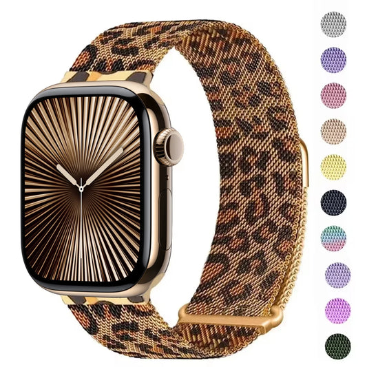 Cinturino a maglia milanese per Apple Watch 46mm 45mm 44mm 40mm 41mm cinturino Pride Serie iWatch 11/10/9 8 7 6 SE3/Ultra 2 3 49mm