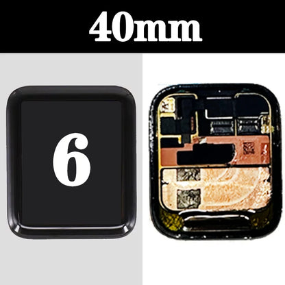 OLED pour apple watch série 1 2 3 4 5 6 SE 7 lcd écran tactile numériseur assemblée iWatch Substitution 38/42/40/44/41/45mm