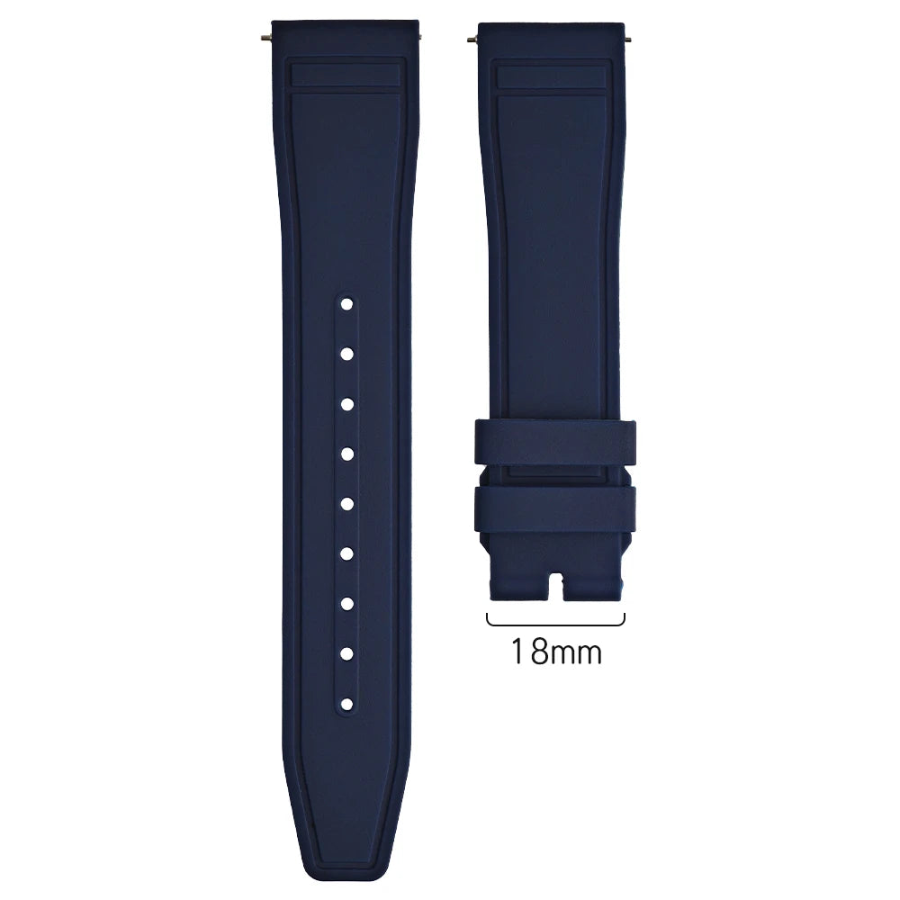 Cinturino per orologio in gomma naturale 20 mm 21 mm 22 mm per IWC Big Pilot's Mark XX IW3282 IW3881 Cinturino in silicone colorato a sgancio rapido