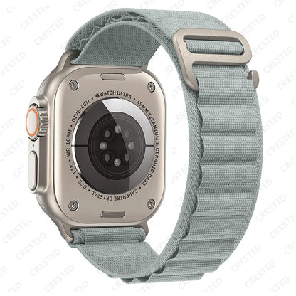 Bracelet à boucle alpine pour Apple watch Ultra 3 2 bandes 49mm 45mm 44mm 40mm 41mm 46mm 42mm Bracelet iWatch série 11 10 SE 9 8 7 6 5 4