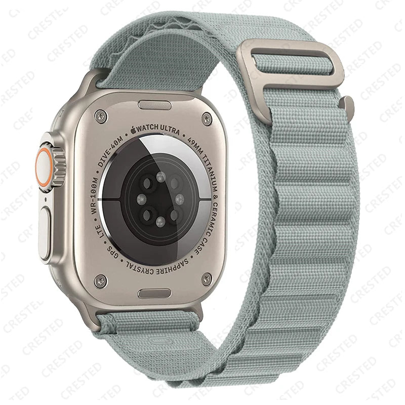 Bracelet à boucle alpine pour Apple watch Ultra 3 2 bandes 49mm 45mm 44mm 40mm 41mm 46mm 42mm Bracelet iWatch série 11 10 SE 9 8 7 6 5 4