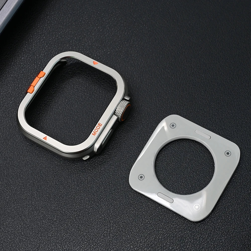 Boîtier en alliage pour Apple Watch 49mm 46mm 45mm 44mm, coque de montre en métal pour IWatch Ultra 3 2 1 Series 11 10 9 8 7 6 5 4 SE3