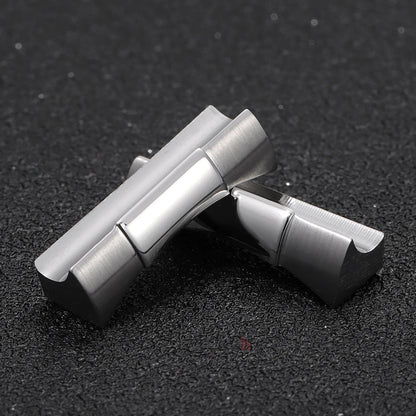 Bracelet de montre en acier inoxydable à extrémité incurvée, lien d'extrémité, connexion sans couture, Rolex, Submariner, DayRequiRubber, 20mm, 2 pièces