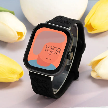 Carved Strap for Redmi Watch 6 5 4, Magnetic Silicone Bracelet for Redmi Watch 5 Active 3 Lite 5 Lite 3 Active
