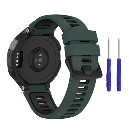 Bracelet en Silicone Double couleur pour Garmin Forerunner 235 220 620 630 735 735XT, Bracelet de Sport de remplacement