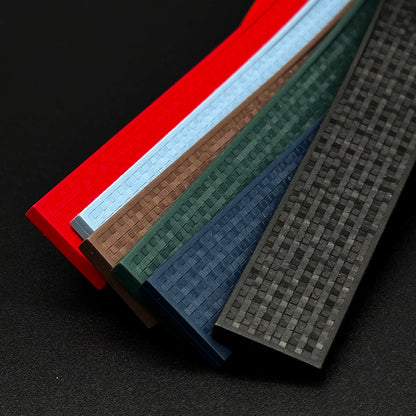 Cinturino per orologio in gomma FKM Premium - Adatto a tutte le marche - Lunghezza regolabile tramite taglio