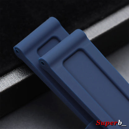 20/22/24/26mm Soft Comfortable Silicone Sport Watch Straps for Panerai – Blue, Black, Brown Accessories