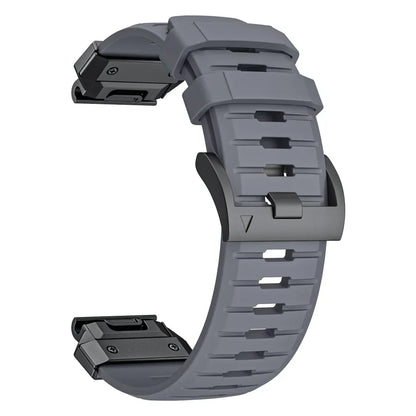 Cinturino per orologio QuickFit in gomma fluorurata, 22mm, 26mm, Garmin Fenix 8, 7X, 7, 6, 6X Pro, Epix Pro, Gen2, 47mm, 51mm, Fenix 5X Plus, Tactix7