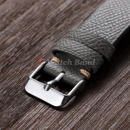 حزام ساعة من جلد "إبسوم" الطبيعي بالكامل للرجال طراز Armani AR11105 1979 2501، حزام عالمي بمقاسات 18 مم 19 مم 20 مم 22 مم، إكسسوارات معصم