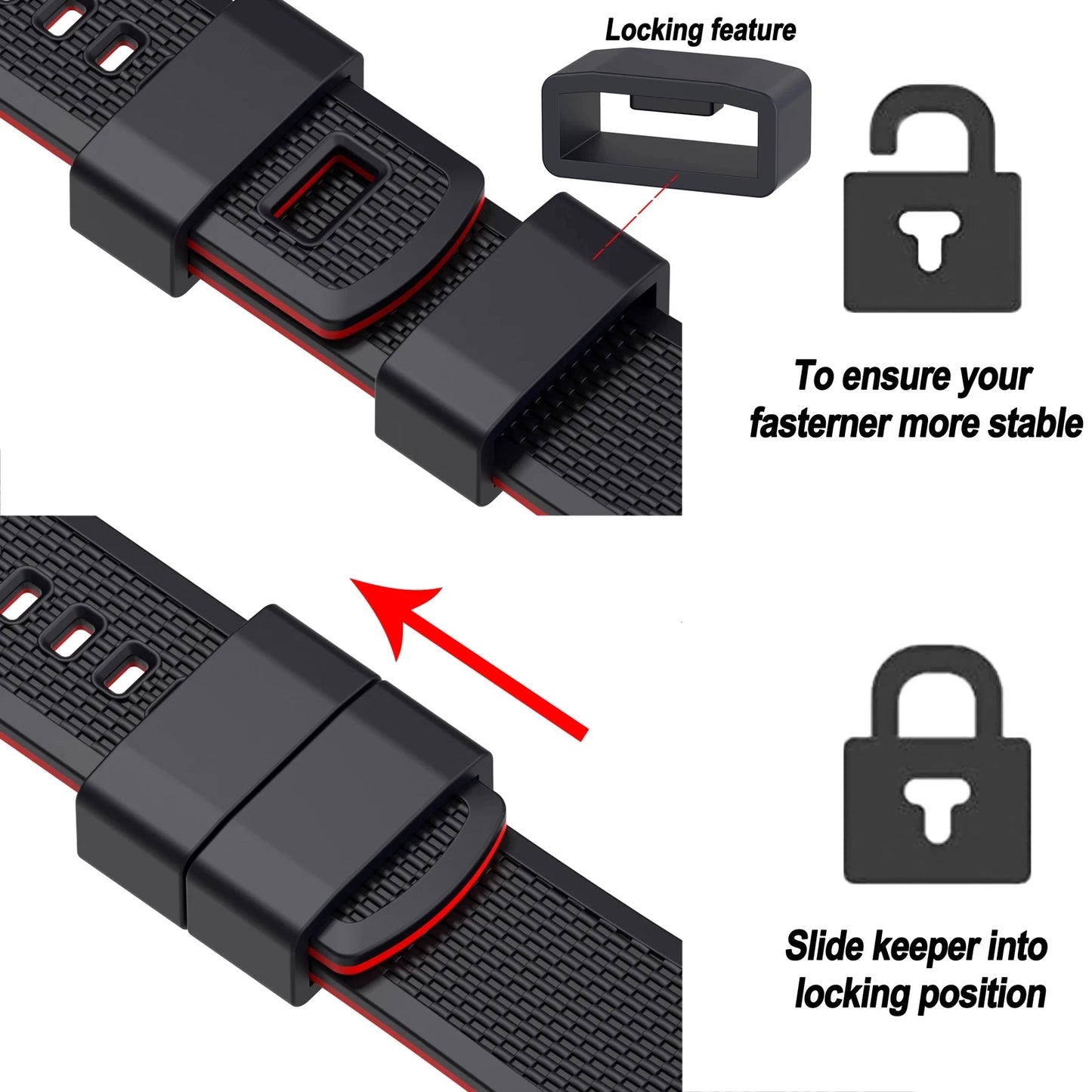 Hemsut Smartwatch Silicone Straps, 18mm, 20mm, 22mm, Quick Release Rubber Watch Band for Men and Women, Soft Replacement