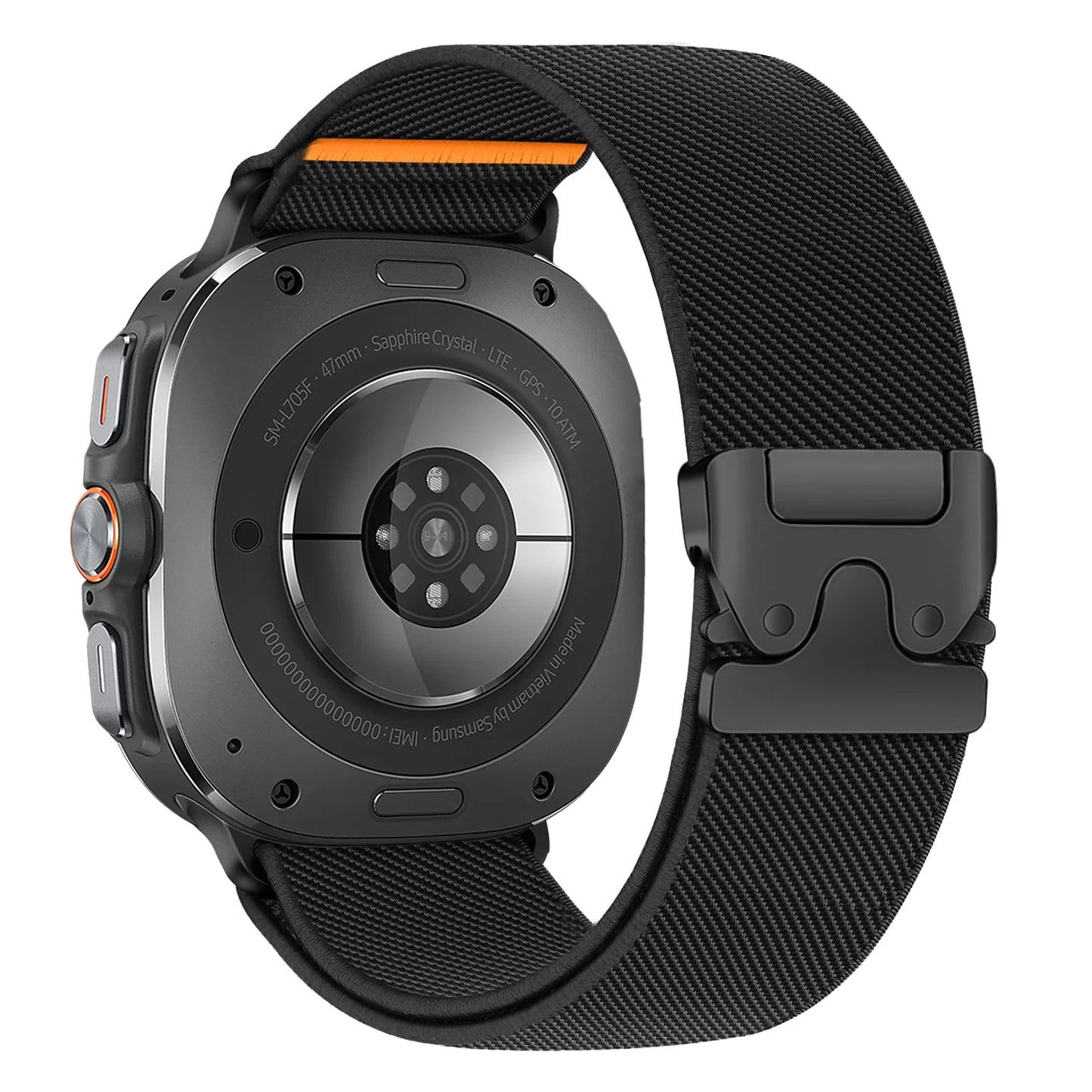 Sport Nylon Strap for Samsung Galaxy Watch Ultra 2025 47mm, Accessories for Galaxy Watch Ultra2 47mm Strap