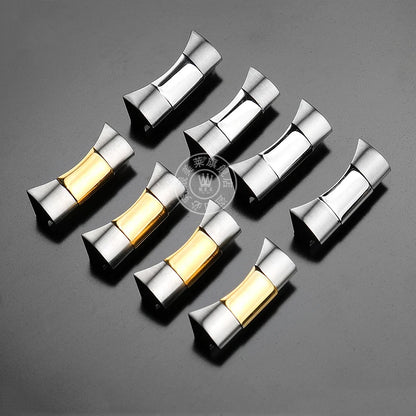 Bracelet en caoutchouc incurvé en acier inoxydable, 20mm 21mm 22mm, lien d'extrémité de tête pour Tudor Biwan M79363, connecteur adaptateur petit monstre