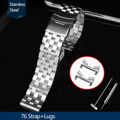 Metal adapter watch connector for Citizen BN2029-01E BN2021-03E BN2024-05E large/huge monster watch band BN2021 stainless steel lug