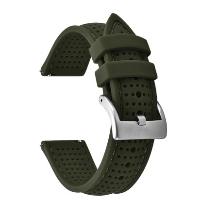 Bracelet de Sport en Silicone pour hommes, 18mm 20mm 22mm, en caoutchouc étanche, bracelet de remplacement pour Samsung S3 Huawei Watch GT2 46mm Amazfit GTR