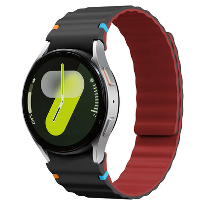 Magnetic Strap for Samsung Galaxy Watch 7 FE 6 5 4 44mm 40mm/5 Pro, No Gaps, Correa Galaxy Watch 6 Classic 43mm 47mm