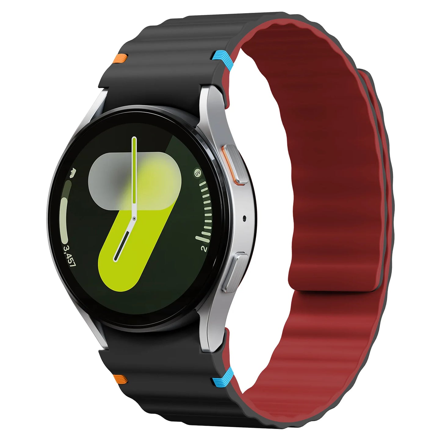 Magnetic band for Samsung Galaxy Watch 7 FE 6 5 4 44mm 40mm/5 Pro, no gaps, Correa Galaxy Watch 6 Classic 43mm 47mm