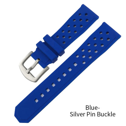 Bracelet de montre en silicone 22 mm 21 mm 20 mm pour Tag Heuer F1 Seiko SKX 5 Oris Divers Sports Watch Series Accessoires Bracelet de montre en caoutchouc