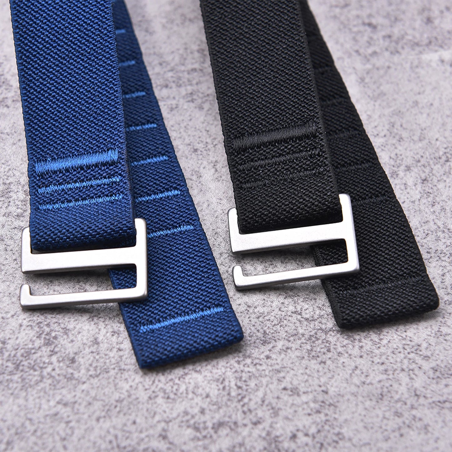 Bracelet de montre en nylon élastique Delugs Hook 20mm 22mm à boucle rapide pour hommes Seiko Omega Tudor, bracelet militaire