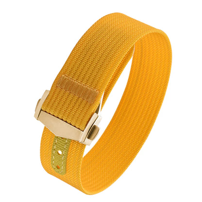 Canvas and Nylon Watch Strap, 18-20-22mm, for Omega X Swatch MoonSwatch for Seiko Men Women Sport, Waterproof, Folding Buckle