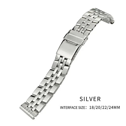 Convient pour Breitling bracelet de montre en acier inoxydable massif Avenger Challenger NAVITIMER SUPEROCEAN bracelet de montre en métal 18m 20mm 22mm 24mm