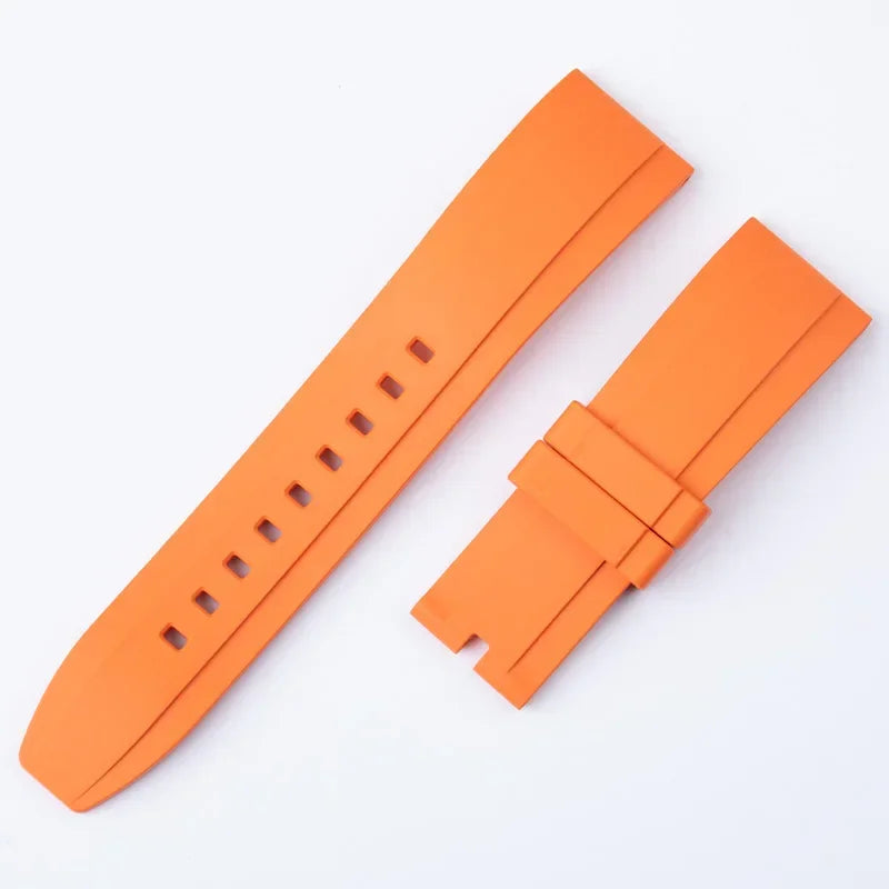 Cinturino in gomma fluorurata FKM a sgancio rapido, 18/19/20/21/22/23/24mm, per orologio intelligente, da uomo e donna, cinturini universali