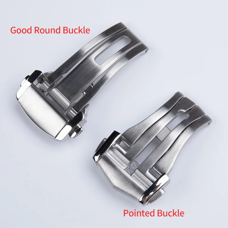 Bracelet de montre en caoutchouc fluoré FKM souple, pour Longines Conquest GMT L3.790 L3.830 L3.890 41mm 43mm, extrémité incurvée, étanche